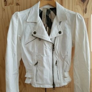 Burberry Brit white jean jacket